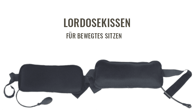 Lordose-Stützkissen - Rückenkissen - Ergonomisches Sitzkissen